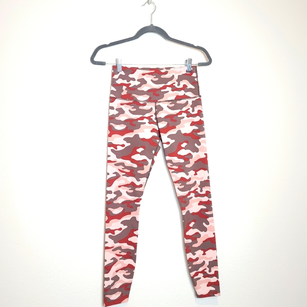 VARLEY Estrella Zion Camo Leggings Red - Picture 2 of 9